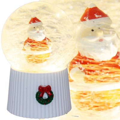 2. KULA ŚNIEŻNA GRAJĄCA 147MM LED  MIKOŁAJ