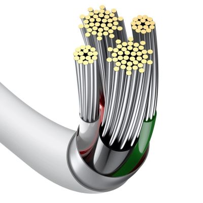 7. Baseus Superior kabel USB - Lightning 2,4A 1,5 m Biały (CALYS-B02)