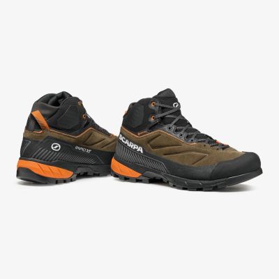 6. Scarpa RAPID XT MID GTX Brązowy, Pomarańczowy