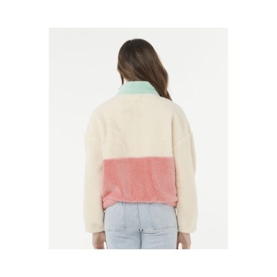 3. Bluza RIP CURL BLOCK PARTY POLAR FLEECE-GIRL różowa