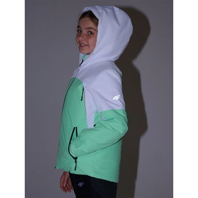 7. Kurtka narciarska membrana 8000 dziewczęca 4F 4FJRAW25TTJAF1037-42N