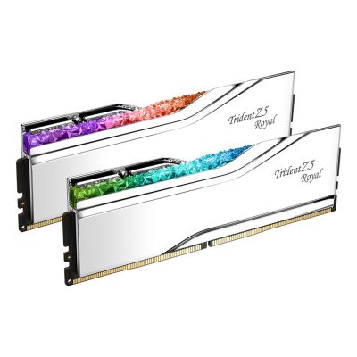 2. G.SKILL TRIDENT Z5 ROYAL RGB DDR5 2X16GB 6000MHZ CL28 SILVER F5-6000J2836G16GX2-TR5S