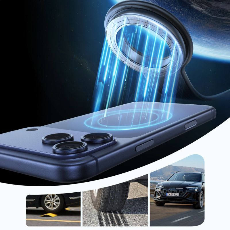 13. Joyroom JR-ZS518 Bendable Magnetic Phone Holder-Black