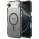Etui Guess IML Gradient Triangle Logo MagSafe na iPhone Air - czarne