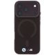3. Etui BMW M IML Frosted Metal Logo & Trims MagSafe na iPhone 17 Pro / 18 Pro - bordowe