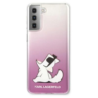 3. Etui Karl Lagerfeld Choupette Fun na Samsung Galaxy S21+ - różowe