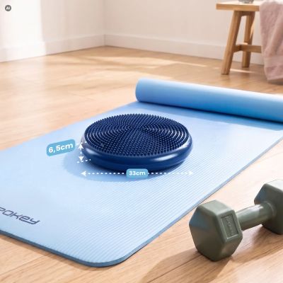 20. Poduszka balansowa dwustronna z pompką Spokey FIT SEAT