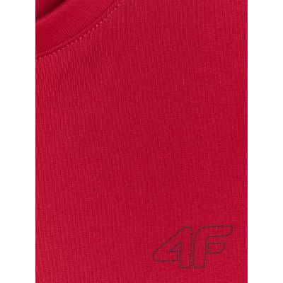 5. T-shirt regular gładki chłopięcy 4F 4FJRSS26TTSHM3598-62S