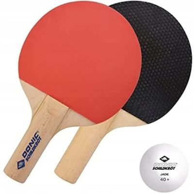 2. ZESTAW DO TENISA STOŁOWEGO MINI 2 RAKIETKI SIATKA 1 PIŁECZKA DONIC