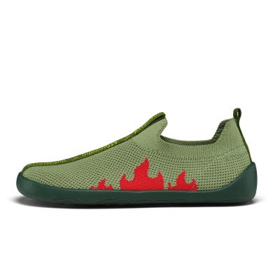 4. Kapcie barefoot dzianinowe Affenzahn Flinky Dragon (01397-20110)