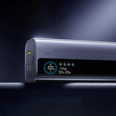 13. Powerbank Baseus EnerGeek GR11 20000mAh 145W ze zwijanym kablem - szary