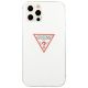 3. Etui Guess Triangle Collection na iPhone 12 / iPhone 12 Pro - białe