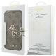 7. Etui Guess Book 4G Metal Logo na iPhone 18 Pro / 17 Pro - brązowe