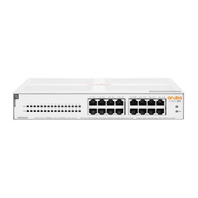 5. Aruba Instant On 1430 16G Class4 PoE 124W Nie zarządzany L2 Gigabit Ethernet (10/100/1000) Obsługa PoE 1U Biały