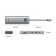 2. Stacja dokująca USB-C Orico PW11 9w1 2x USB-A 3.0 1x USB-C 3.0 1x USB-C PD 100 1x HDMI 4K 60Hz 1x microSD/SD 1x RJ45 2.5G Ethernet 1x Audio 3,5 mm - szara