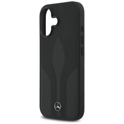 6. Etui Mercedes Leather The Move MagSafe na iPhone 17 - czarne