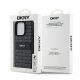 8. Etui DKNY Leather Mono Stripe & Metal Logo na iPhone 15 Pro Max - czarne