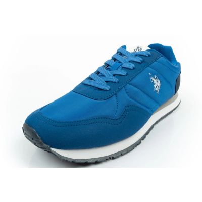 3. U.S Polo Assn buty sportowe sneakersy męskie modne wygodne niebieskie