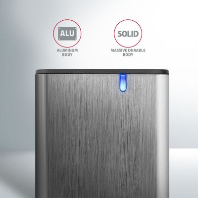 5. AXAGON EEM2-SG2 RAW BOX Etui zewnętrzne na dyski SSD M.2 USB-C 3.2 Gen 2 - srebrny