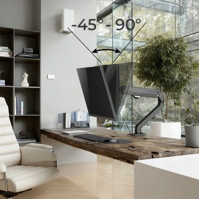 14. MACLEAN UCHWYT REGULOWANY DO MONITORA ZE SPRĘŻYNĄ GAZOWĄ MC-906