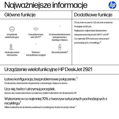 12. Urządzenie wielofunkcyjne HP DeskJet 2921 (A24HWB)