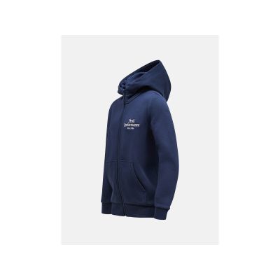 2. Bluza juniorska PEAK PERFORMANCE Original Zip Hood Junior kolor granatowy