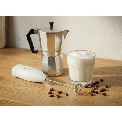 4. Spieniacz ręczny do mleka Esperanza Latte EKF001W (kolor biały)