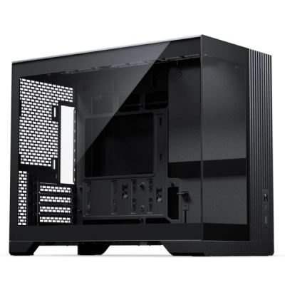 PHANTEKS XT V3 PC-Gehäuse, Mini-Gehäuse, mATX, Tempered Glass - inklusive 3x 120-mm-Lüfter,schwarz