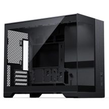 PHANTEKS XT V3 PC-Gehäuse, Mini-Gehäuse, mATX, Tempered Glass - inklusive 3x 120-mm-Lüfter,schwarz