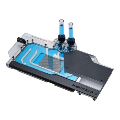 9. Phanteks Glacier G40 Blok wodny + Backplate