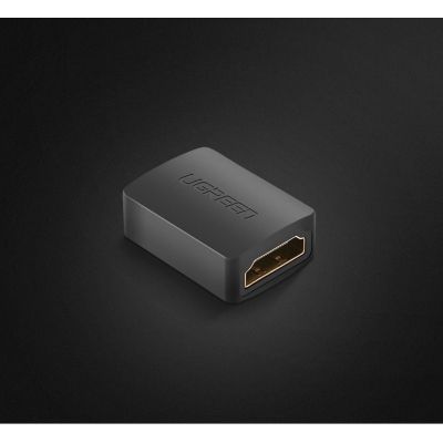 6. Ugreen adapter łącznik złączka HDMI czarny (20107)