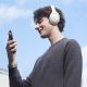 13. Słuchawki nauszne QCY H3 Lite z ANC i Bluetooth 5.3 - białe