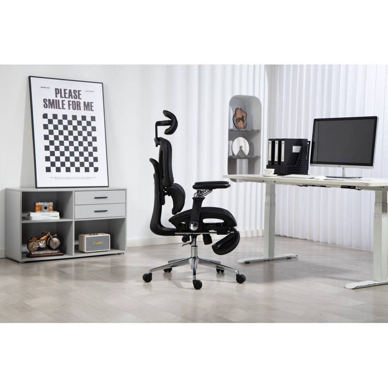 90. Activejet Fotel biurowy Ergonomiczny YK848 czarny