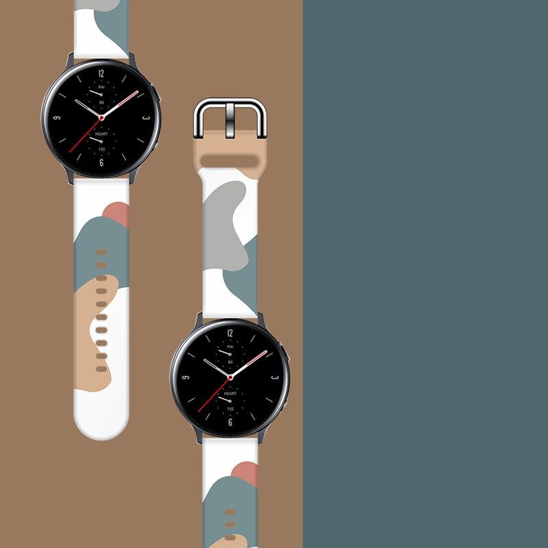 3. Pasek Strap Moro do Samsung Galaxy Watch 40 / 41 / 42 / 43 / 44 mm silikonowa bransoletka opaska do zegarka - wzór 2