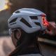 7. Kask rowerowy Rockbros ZK-077 ze zintegrowanym oświetleniem wielokierunkowym 57-61 cm - biały