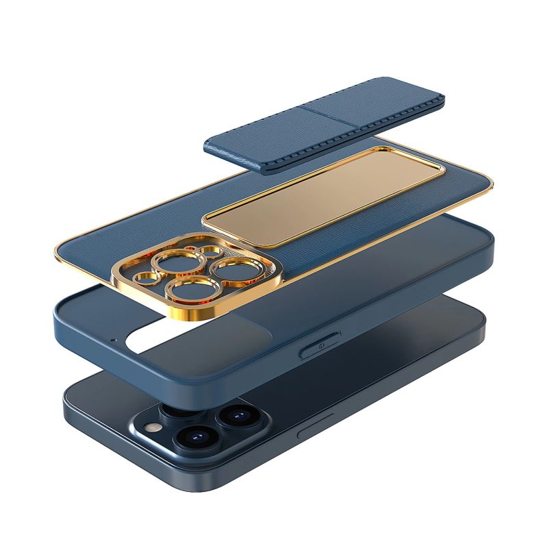 15. New Kickstand Case etui do iPhone 12 Pro z podstawką zielony