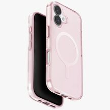 Etui UNIQ Clario Magclick Charging na iPhone 17 - różowe