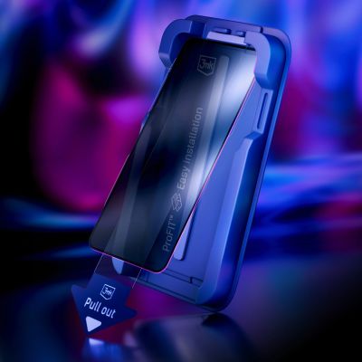 11. Szkło hartowane 9H z filtrem prywatyzującym 3mk HardGlass Max Privacy na iPhone 15 Pro