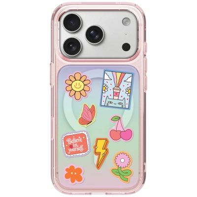 2. Etui UNIQ Coehl Estelle Magnetic Charging na iPhone 18 Pro Max / 17 Pro Max - różowe