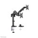 4. Neomounts DS70-750BL2 uchwyt/stojak do monitorów 68,6 cm (27") Biurko Czarny