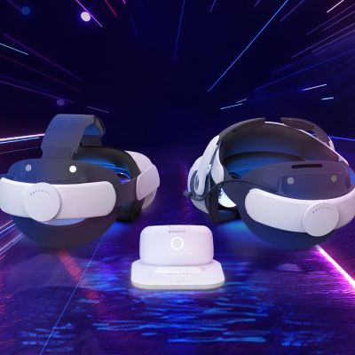 5. Stacja ładująca BoboVR BD2 do baterii zewnętrznych BoboVR B2 + bateria B2 - biała