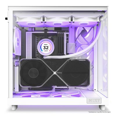 13. NZXT OBUDOWA KOMPUTEROWA NZXT H6 FLOW RGB MIDI TOWER Z OKNEM BIAŁA