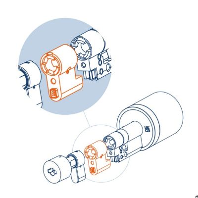 2. Zestaw przedłużający zamek 50mm Netatmo NDL-E50