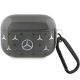 Etui Mercedes Large Star Pattern na AirPods Pro  - czarne