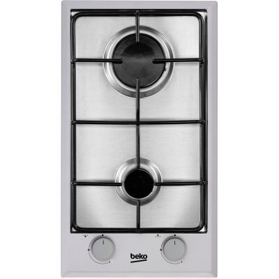 2. Płyta gazowa Beko HDCG 32220 SX (2 pola grzejne; kolor inox)