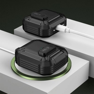 2. Etui Tech-Protect Carbonox na AirPods 4 - czarne