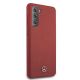 4. Etui Mercedes Silicone Line na Samsung Galaxy S21 - czerwone