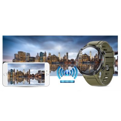 22. Smartwatch Gravity GT21-7 + Czarny Pasek Silikonowy