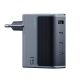 Ładowarka sieciowa Cuktech AD1404UEU 140 W GaN 3x USB-C + USB-A z kablem USB-C - szara
