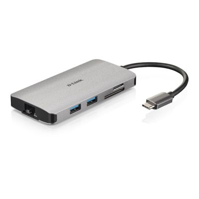 2. D-Link DUB-M810 stacja dokująca Przewodowa USB 3.2 Gen 1 (3.1 Gen 1) Type-C Aluminium